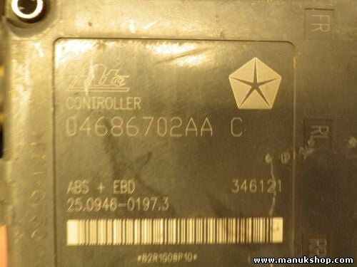 Steuergerät ABS Chrysler Voyager 2.5 Dodge 04686702AAC 04686702AA C ATE 2509460