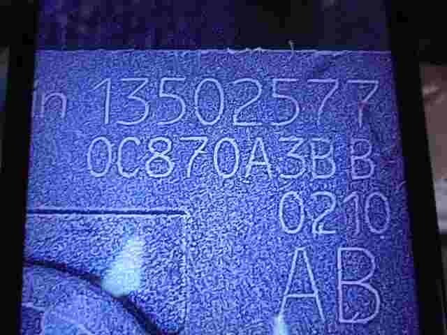 Airbagsensor Airbagsteuergerät Chevrolet 13502577 0C870A3B B