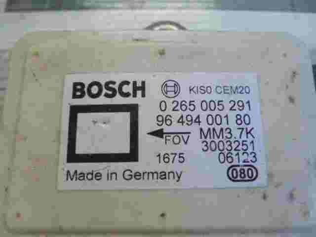 Drehratensensor ESP Citroen Peugeot 307 C4 MM3.7K 9649400180 3003251 0265005291