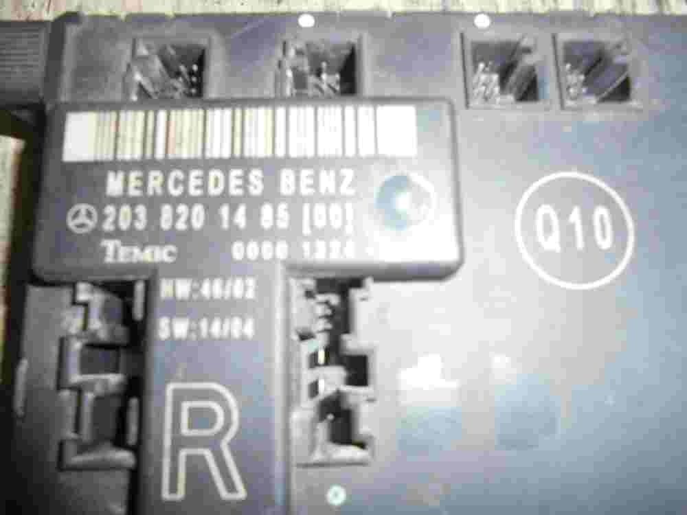 Karosseriesteuergerät Mercedes W203 2038201485 203 820 14 85 Q10 TEMIC 0000 1324