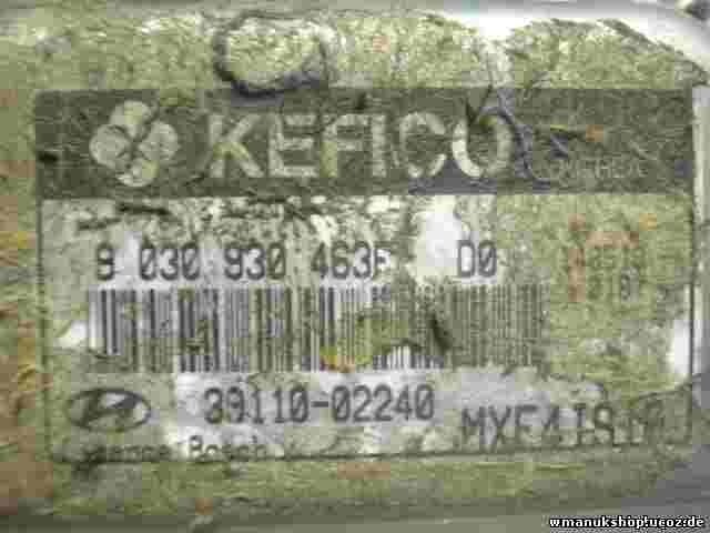 Getriebesteuerung Hyundai Santro 3911002240 KEFICO BOSCH 9030930463F MXE4S10