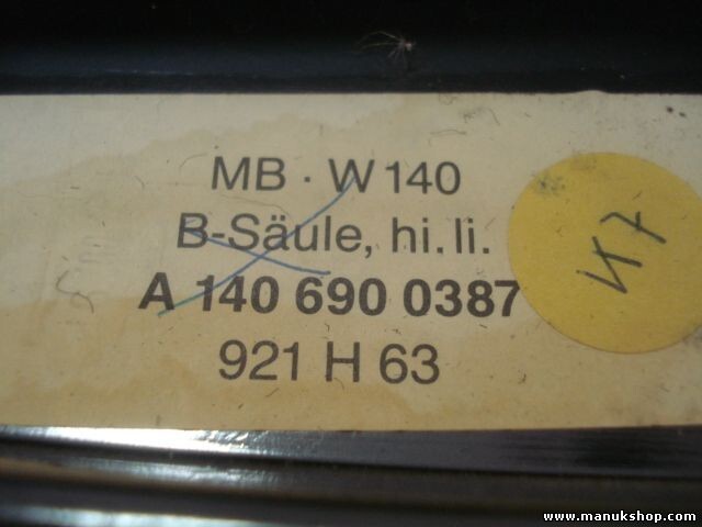 Türleiste Zierleiste Mercedes-Benz W140 A1406900387 1406900387