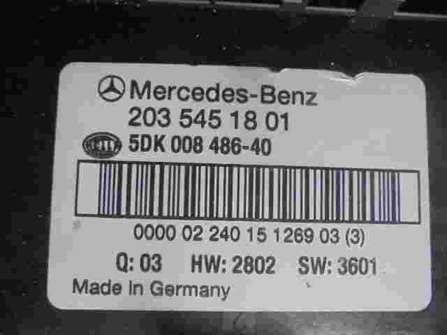 Sicherungskasten Mercedes-Benz C W203 2035451801 203 545 18 01 HELLA 5DK00848640