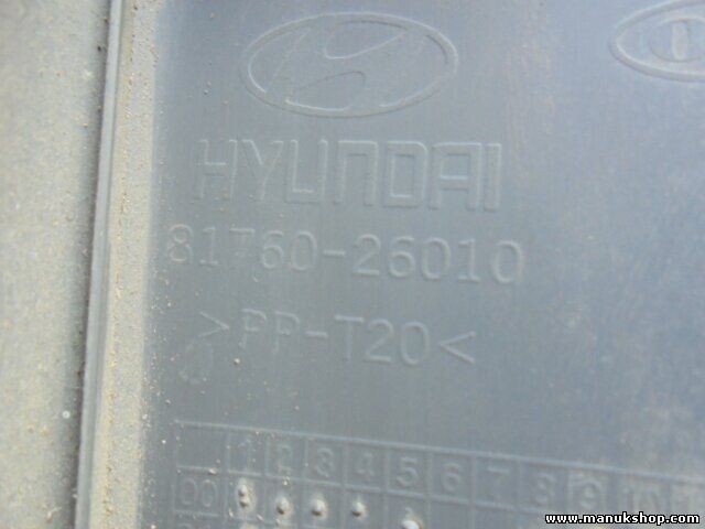 Heckklappenleiste Leiste Griffleiste Hyundai Santa 2001/08-2006/03 8176026010