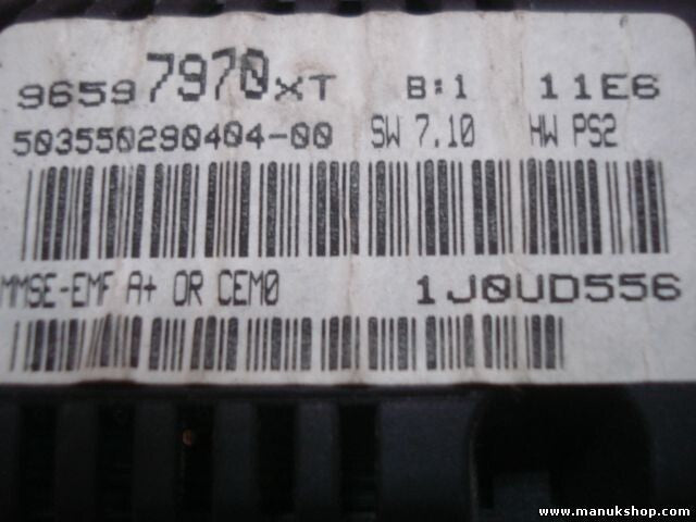 Bordcomputer Citroen 96597970XT 9659 7970 XT