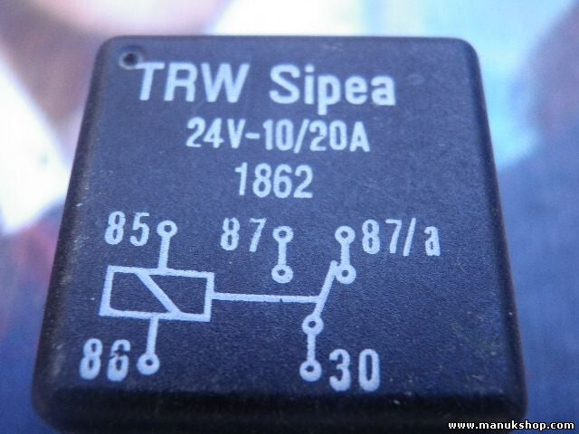 Relais Iveco TRW Sipea 24v-10/20A 1862