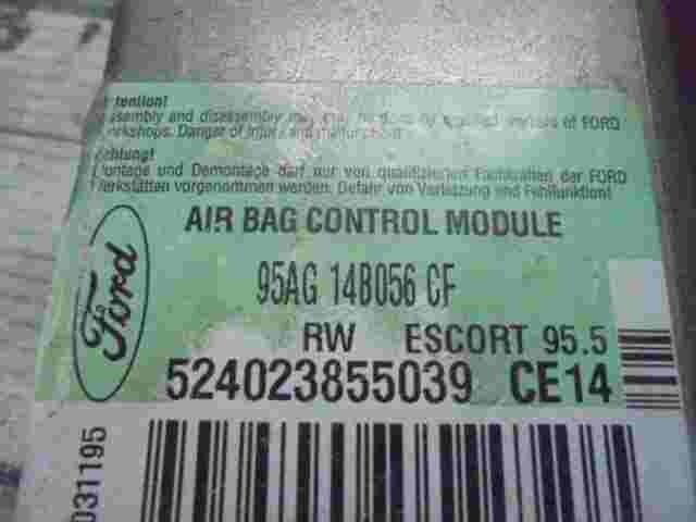 Airbagsensor Airbagsteuergerät Ford Escort MK6 MK7 95AG14B056CF 524023855039