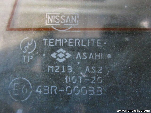 Heckklappe Scheibe Nissan Pick-Up D22 43R00033 43R-00033 M213AS2DOT20