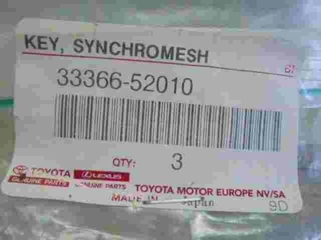 Key Synchromesh Toyota Platz 3336652010 33366-52010