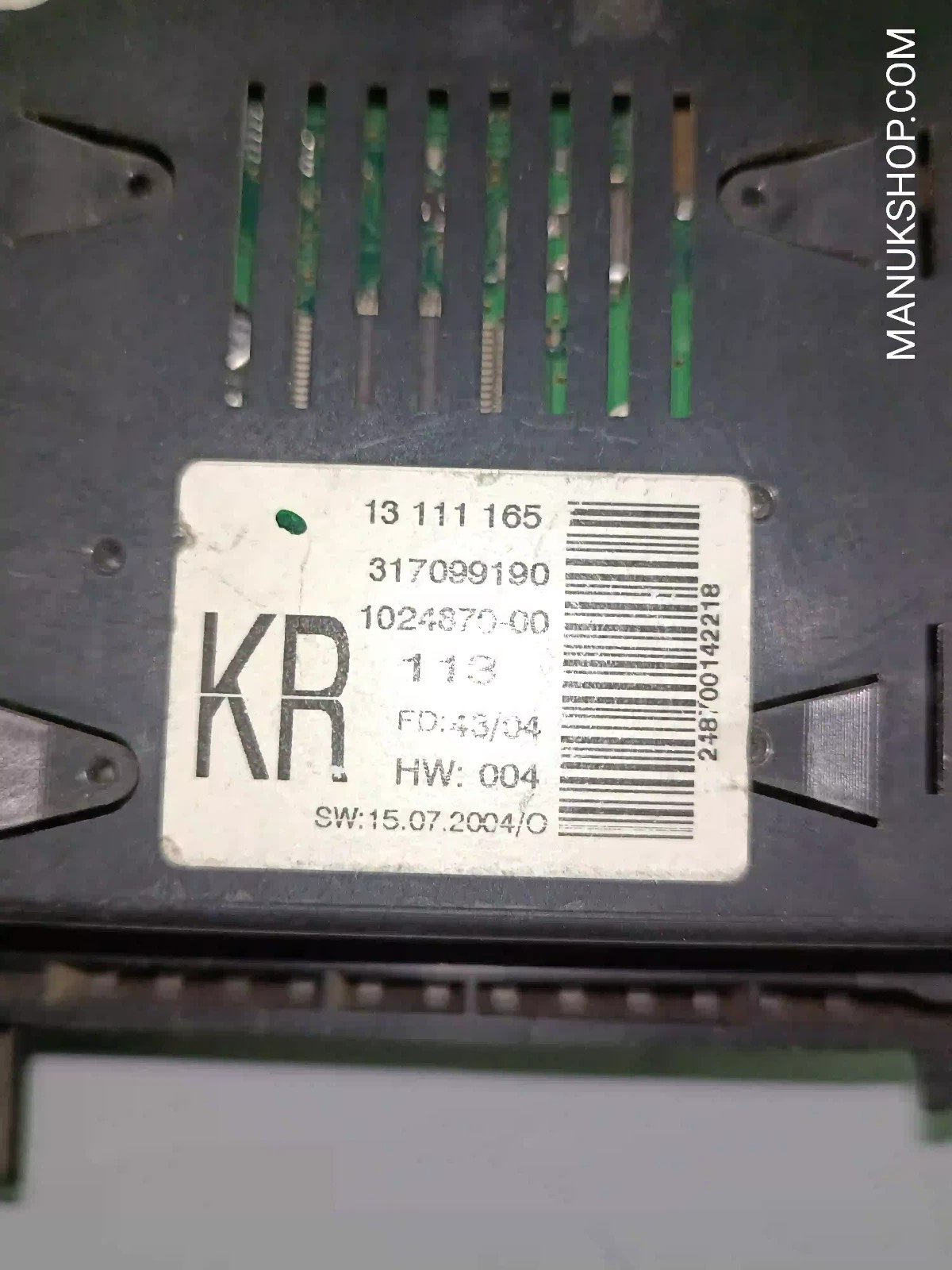 Bordcomputer Opel Astra H Zafira B 13111165 KR 13 111 165 317099190 102487000