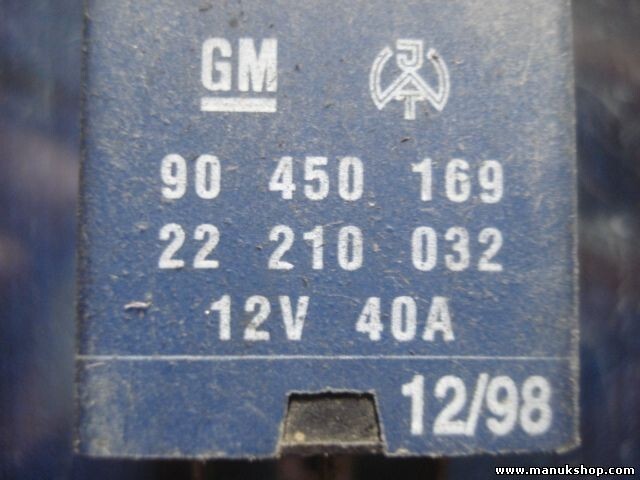 Relais Opel Omega 90450169 22210032 90 450 169 22 210 032
