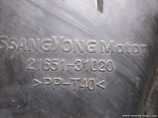Lüftermotor Kühlerventilator Abdeckung Ssangyong XDI 114 155 PS 2165131020 PPT40