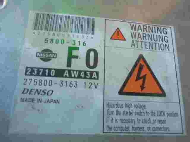 Motorsteuergerät Nissan Primera P12E 23710AW43A F0 23710 AW43A DENSO 2758003163