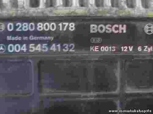 Motorsteuergerät Mercedes-Benz W124 W126 260E 0045454132 BOSCH 0280800178