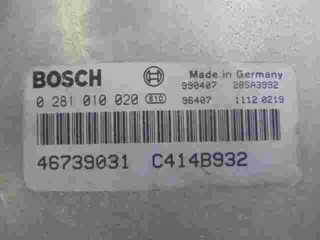 Motorsteuergerät Alfa Romeo 156 46739031 C414B932 BOSCH 0281010020 28SA3992