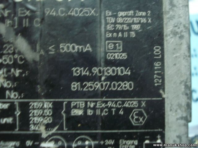 Spannungsregler MAN VDO D-78052 STB 3/P EX-94.C.4025X 1314.90130104 81259070280