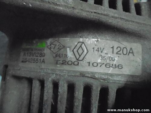 Lichtmaschine Renault RX4 8200107686 8200 107686 A13VI289 2542551A 14V 120A