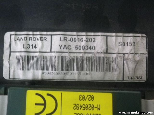 Kombiinstrument Tacho Land Rover LR0016202 LR-0016-202 YAC500340 YAC 500340