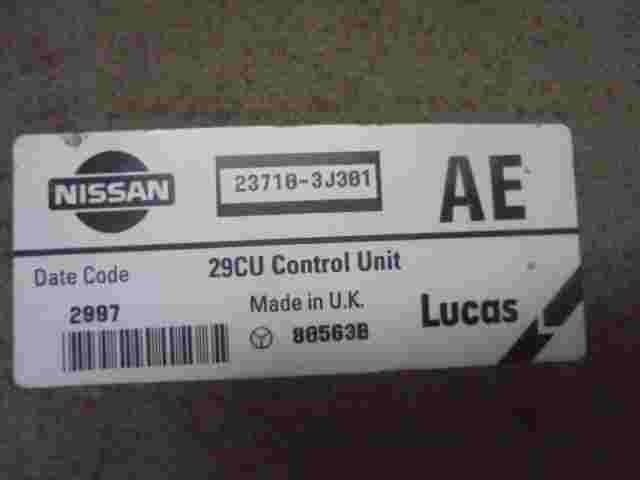 Motorsteuergerät Nissan Primera P11 29CU LUCAS 80563B 237103J301 23710-3J301 AE