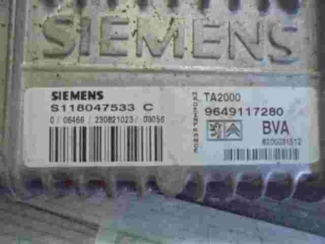 Getriebesteuerung Peugeot 206 8200031512 9649117280 S118047533C SIEMENS TA2000