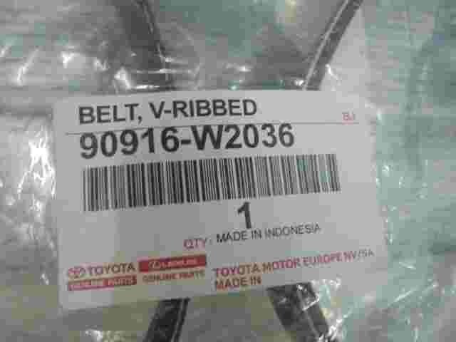 V-Ribbed Belt Keilriemen Toyota Yaris P13 90916W2036 90916-W2036