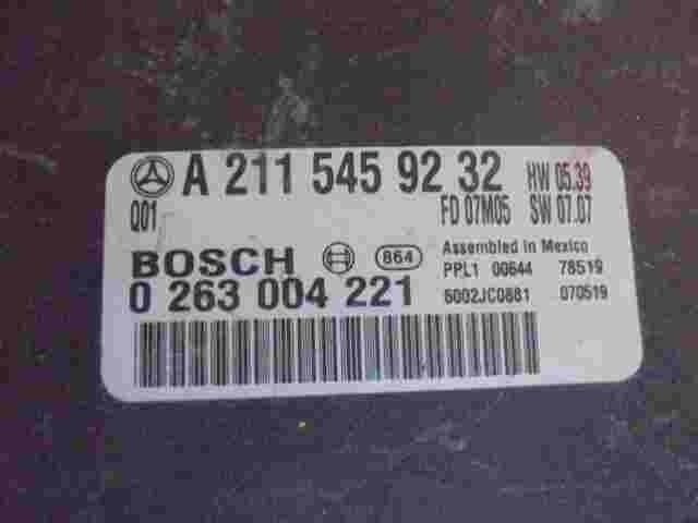 Steuergerät Einparkhilfe Mercedes W211 A2115459232 Q01 FD07M05 BOSCH 0263004221