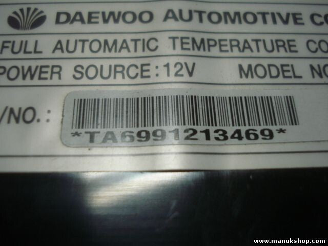 Klimabedienteil Daewoo Nubira 2000 96271350 TA6991213469