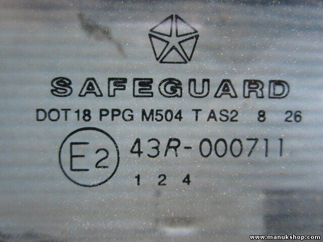 Dreieck Scheibe Seitenscheibe hinten links Jeep Grand Cherokee Laredo 43R000711