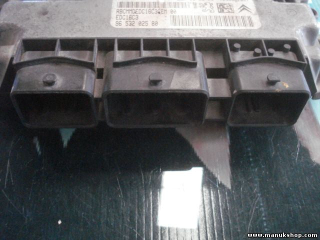 Motorsteuergerät Peugeot 206 1.4 1998 9653202580 EDC16C3 BOSCH 0281011089