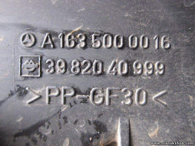 Luftfilterkasten Mercedes M-Klasse W163 ML270 A1635000016 3982040999 PP-GF30