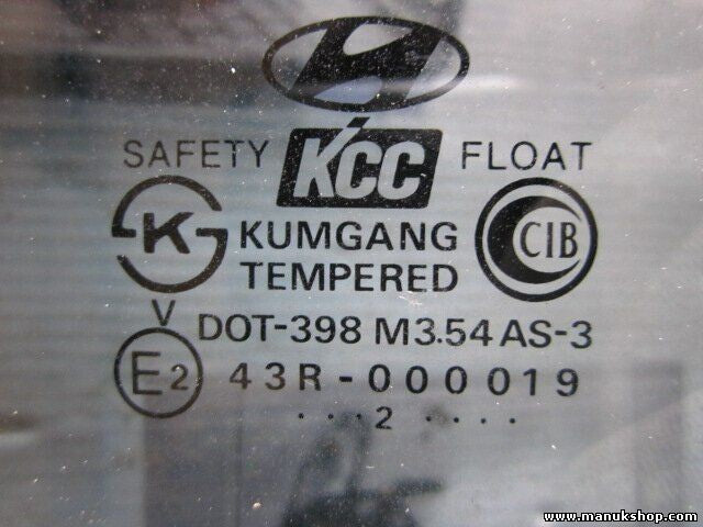 Dreieck Scheibe Seitenscheibe hinten links Hyundai Terracan 43R000019