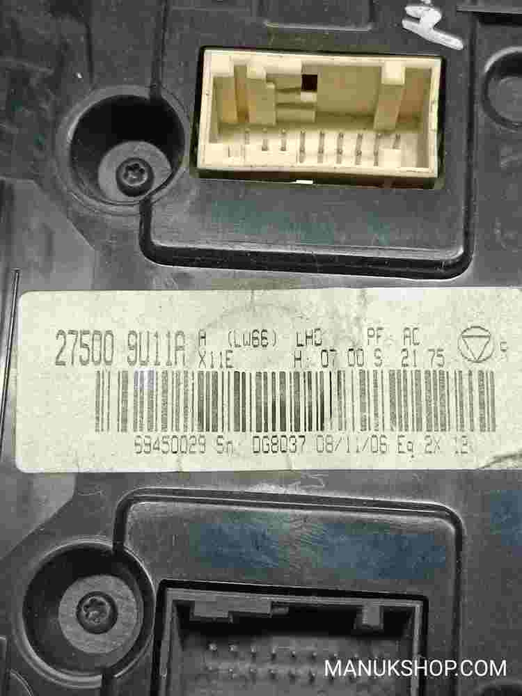 Klimabedienteil Nissan Note E12 275009011A 27500-9011A DG8037 Valeo 69450029