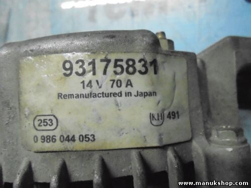 Lichtmaschine Opel Monterey 3.0 DTi 0986044053 93175831 93175974 9512811