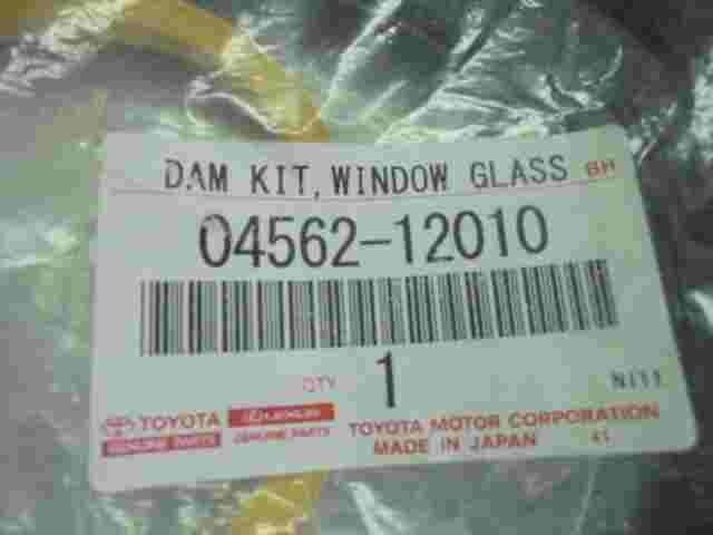 Dam Kit Back Window Glass Toyota 4 Runner Camry Carina Corolla Lexus 0456212010