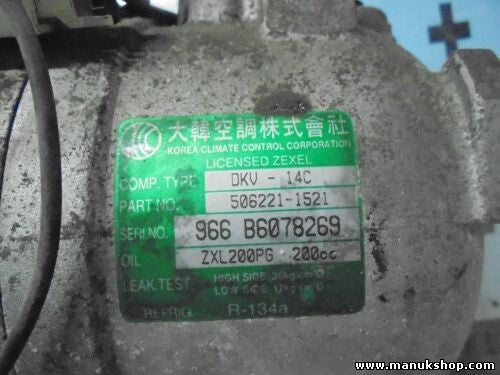 Klimakompressor SsangYong Musso FJ Korando 5062211521 ZXL200PG R-134a