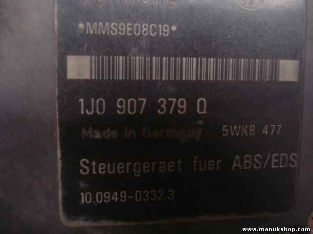 ABS Hydraulikblock VW Volkswagen Audi 1J0907379Q EDS 1J0614217E 10094903323