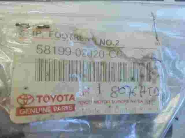 Clip Footrest No.2 Toyota Auris 5819902020C0 58199-02020-C0