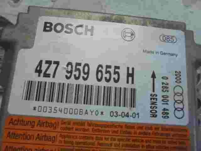 Airbagsensor Airbagsteuergerät Audi A6 C5 Allroad Quattro 4Z7959655H 0285001489