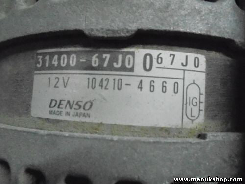 Lichtmaschine Suzuki Vitara II 1.9 DDiS DENSO 1042104660 3140067J0 3140067J00