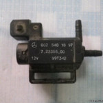 Válvula de vacío / Unterdruckventil / Vacuum valve / Mercedes-Benz ML 55 AMG W163 0025401897 002 540 18 97 72235500 7.22355.00 12V 99T342