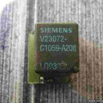 Relé / Relais / Rele / Relay / VW Golf Bora SIEMENS V23072C1059A208 V23072-C1059-A208 V23072 C1059 A208 L00327