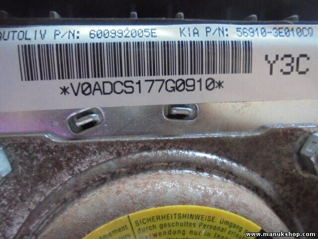 Fahrer Lenkrad Kia Sorento Y3C 569103E010CQ 600992005E V0ADCS177G0910