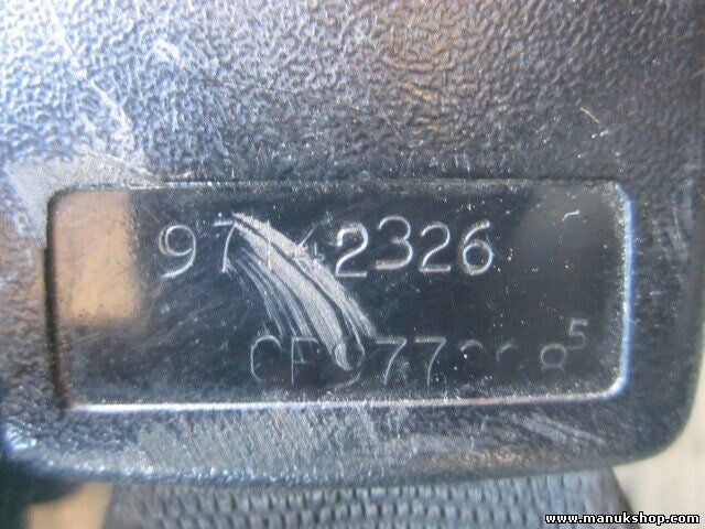 Gurtschloss Gurtschnapper hinten mittel Opel Frontera B 97142326 02304146BCF