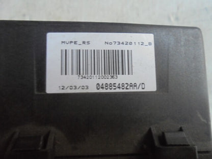 Widerstand Heizung Chrysler Dodge Jeep 04885482AAD 04885482AA/D