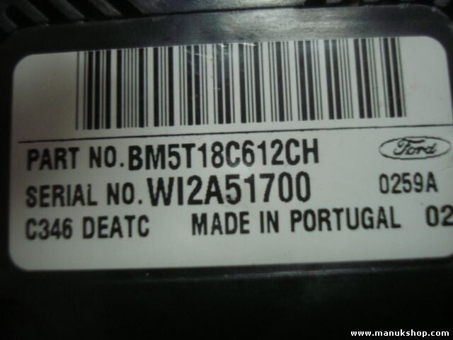 Klimabedienteil Ford BM5T18C612CH BM5T-18C612-CH WI2A51700