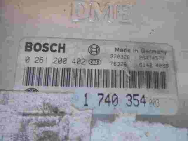 Motorsteuergerät 4 520i M50 M50B20 1740354 1 740 3544 26RT4577 BOSCH 0261200402