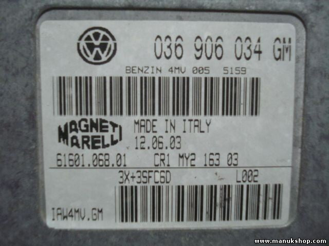 Motorsteuergerät Volkswagen Seat Ibiza Seat Cordoba 036906034GM IAW4MVGM