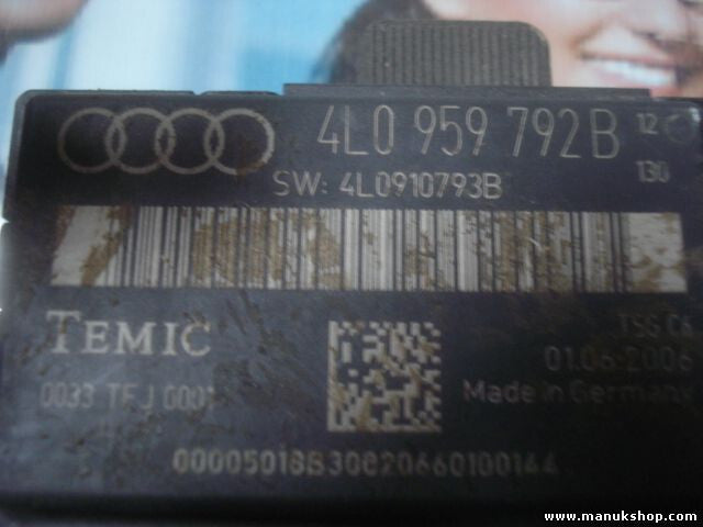Empfänger Türsteuerung Audi Q7 VR 4L0959792B SW: 4L0910793B 4LO959792B