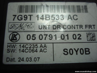 Fensterheber steuergerät Ford Mondeo 7G9T14B533AC LK 0507910102 14C235AA SW