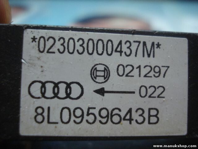 Airbagsensor Airbagsteuergerät Audi A3 8L0959643B 8L0 959 643 B 8LO959643B